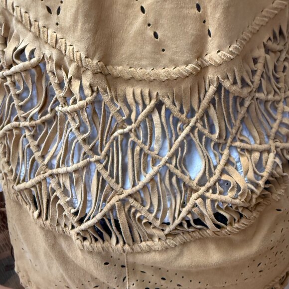 Mahiya Nomad Vest Tan Suede NWT SOLD OUT - Picture 10 of 11